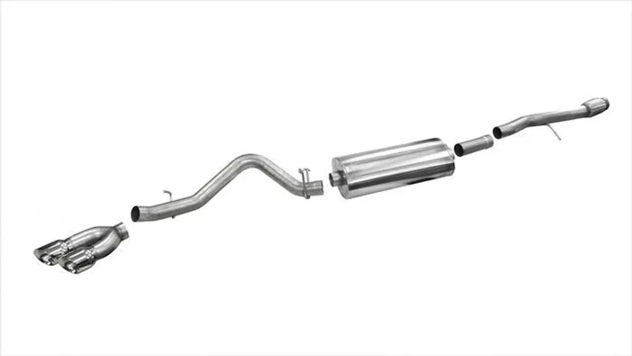 Corsa Performance 3.5in. Cat-Back Sport Single Side Exit Exhaust 4.5in. Polished Tips 14-Present Silverado/Sierra 1500 6.2L V8 – 14866