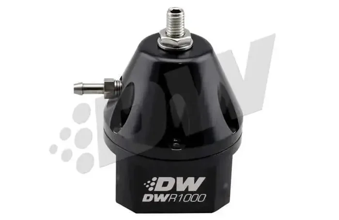 DeatschWerks DWR1000 Adjustable Fuel Pressure Regulator – Black