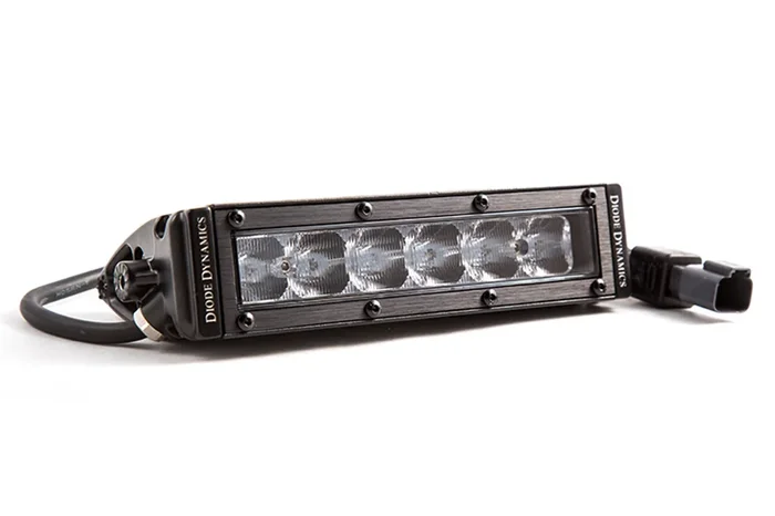 Diode Dynamics 6 Inch LED Light Bar Single Row Straight SS6 White Driving Light Bar Single-DD5014S