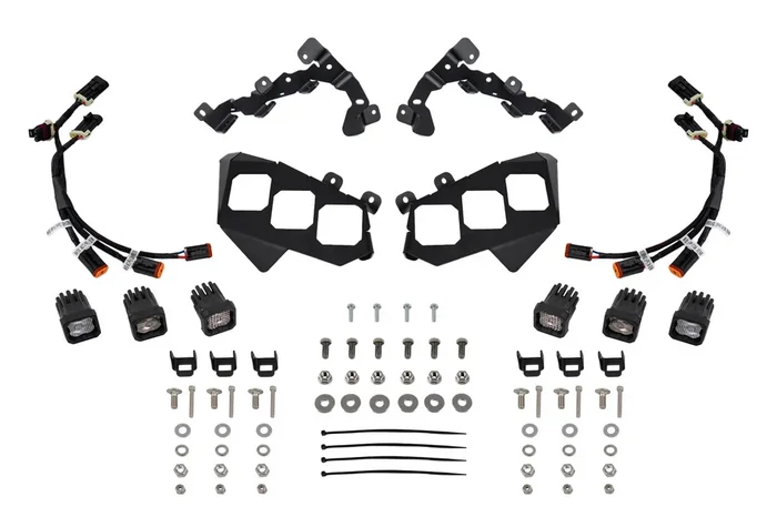 Diode Dynamics Can-Am Maverick X3 C1 Headlamp Kit Pro White ABL – DD7888