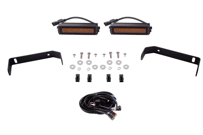 Diode Dynamics SS6 LED Lightbar Kit for 19-21 Ford Ranger, Amber Driving-DD6594