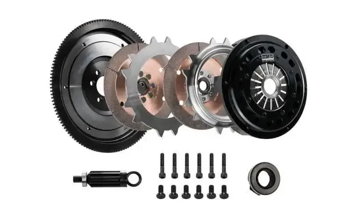 DKM Clutch 06-09 BMW 135i Segmented Ceramic Twin Disc Clutch Kit w/Flywheel
