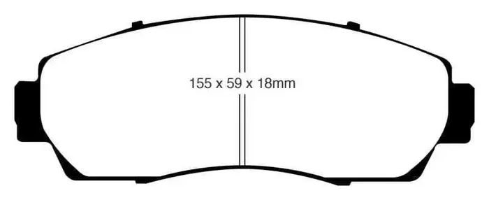 EBC 07-09 Acura RDX 2.3 Turbo Ultimax2 Front Brake Pads