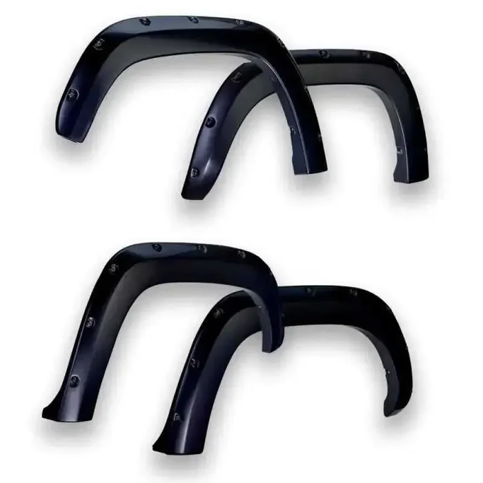 EGR 14+ Chev Silverado 5ft Bed Bolt-On Look Color Match Fender Flares – Set – Black