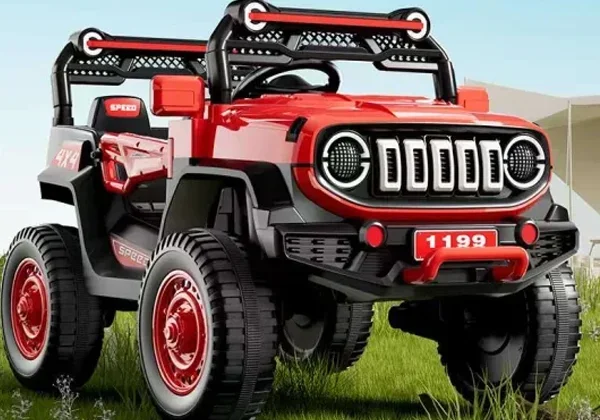 ELECTRIC JEEP RED 4X4