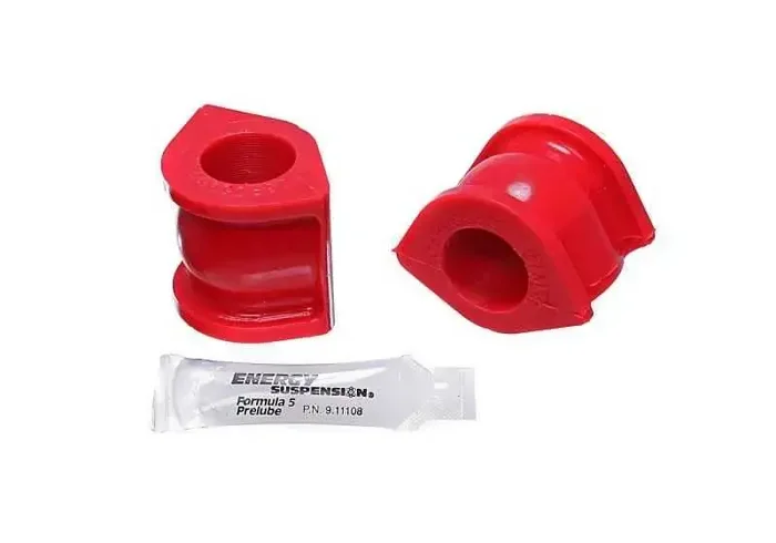Energy Suspension 06-11 Honda Civic SI 27mm Front Sway Bar Bushing Set – Red