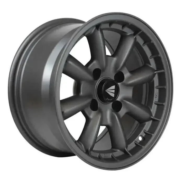 Enkei Compe 16×7 0mm Offset 4×114.3 Bolt Pattern 72.6mm Bore Dia Matte Gunmetal Wheel