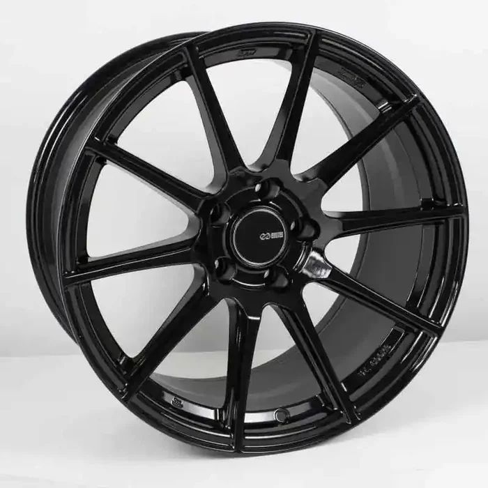 Enkei TS10 17×9 5×114.3 35mm Offset 72.6mm Bore Black Wheel