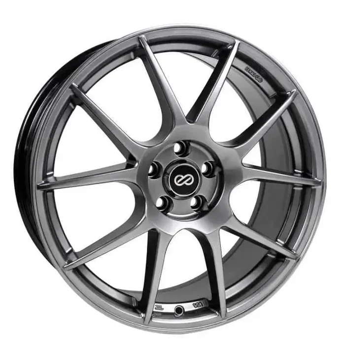 Enkei YS5 17×7.5 4×100 42mm Offset 72.6mm Bore Hyper Black Wheel