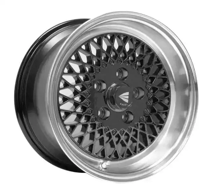 Enkei92 Classic Line 15×8 25mm Offset 4×100 Bolt Pattern Black Wheel