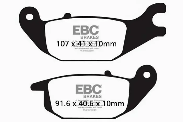 FA343 Brake Pads Organic