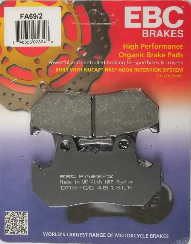 FA69/2 Brake Pads Fa69/2 Organic