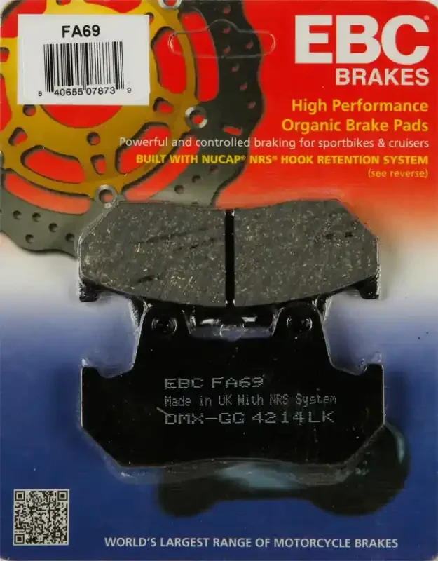 FA69 Brake Pads Fa69 Organic