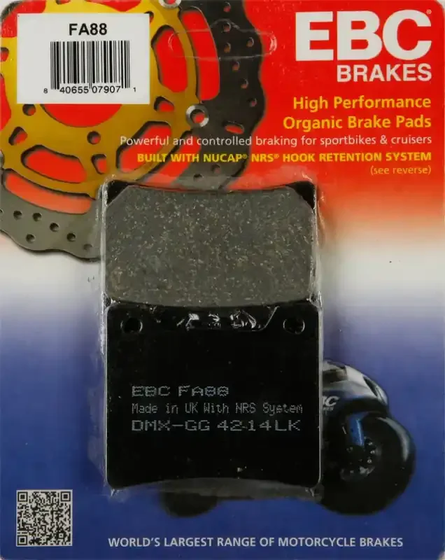 FA88 Brake Pads Fa88 Organic