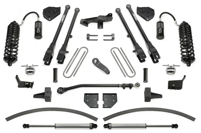 Fabtech 4 Link Lift System, 8 in. Lift w/ 4.0 and 2.25 For 17-21 Ford F250/F350 4WD Diesel. – K2302DL
