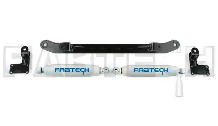 Fabtech 99-04 Ford F250/350 4WD Dual Performance Steering Stabilizer Kit