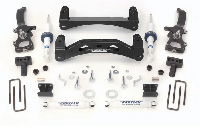 Fabtech Basic Lift System, 6 in. Lift w/ Performance Shocks For 04-08 Ford F150 2WD. – K2000