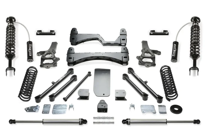 Fabtech Perormance Lift System, 6 in. Lift w/ Dirt Logic 2.5 Coilover Resi and Remote Reservoir Dirt Logic For 13-18 Ram 1500 4WD. – K3085DL