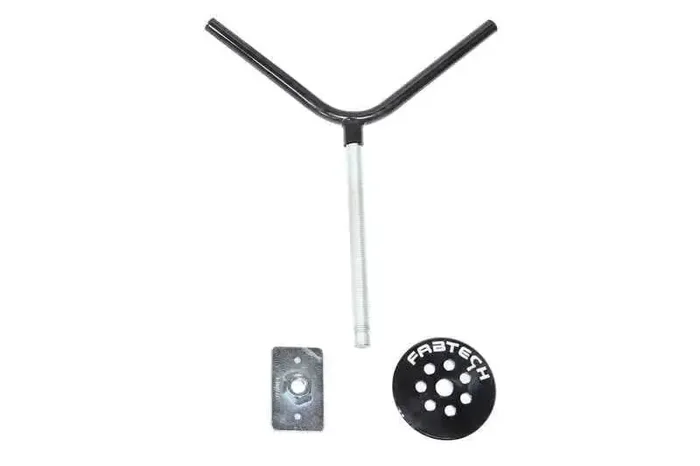 Fabtech Universal Spare Tire Flat Mount – Black