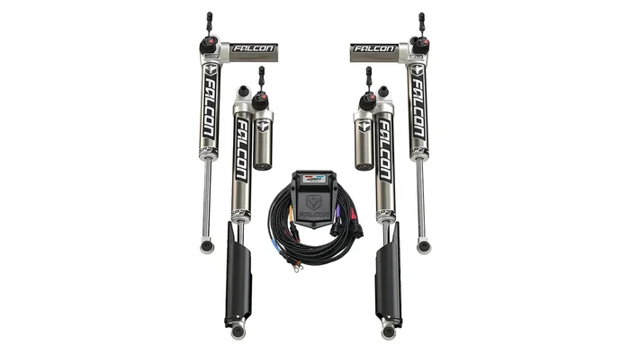 Falcon Shocks Jeep JL 2 Door Falcon SP2 3.5 aDAPT Piggyback Shock Kit 2-4.5 inch Lift – 10-04-35-400-200