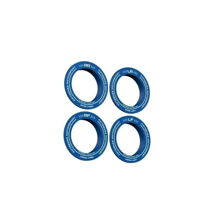 fifteen52 Holeshot RSR Center Ring – Corner Designation Set of Four – Blue