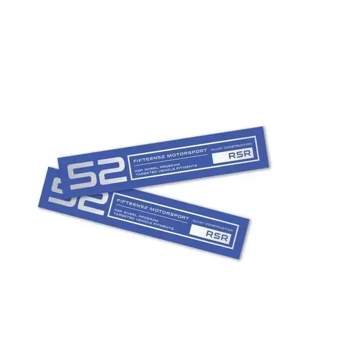fifteen52 Holeshot RSR Wheel Lip Decal Set of Four – Blue