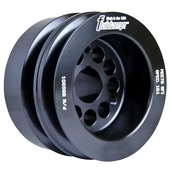 Fluidampr Ford 8BA Flat Head Wide Belt Harmonic Balancer – Ford Flathead V8 w/ Wide Belt Pulley
