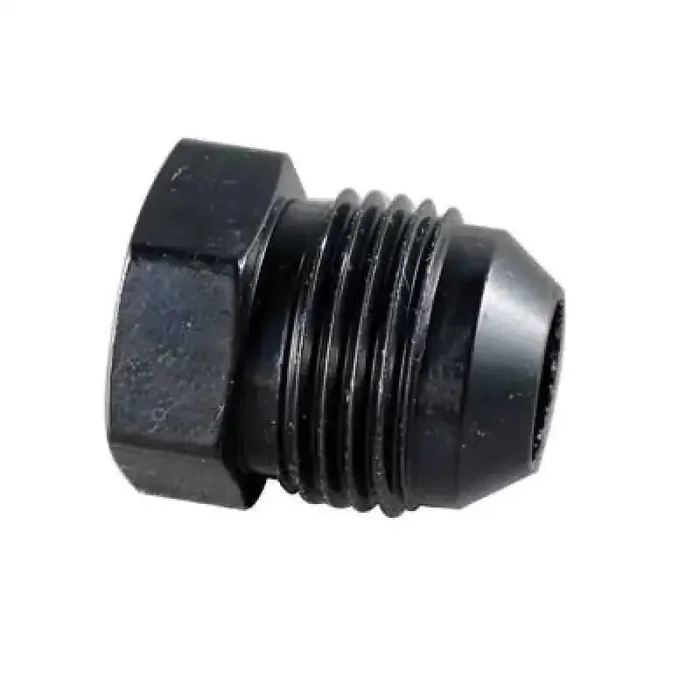 Fragola -10AN Aluminum Flare Plug – Black