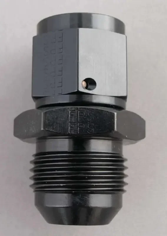 Fragola -12AN Nut x -8AN Male Swivel Reducer – Black