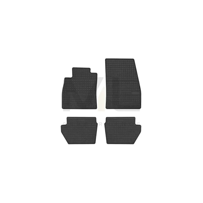 FROGUM Tailored 402157 Floor mat set for FORD Fiesta Mk7 Hatchback Elastomer, Front and Rear, Quantity 4, Black, (LHD)
