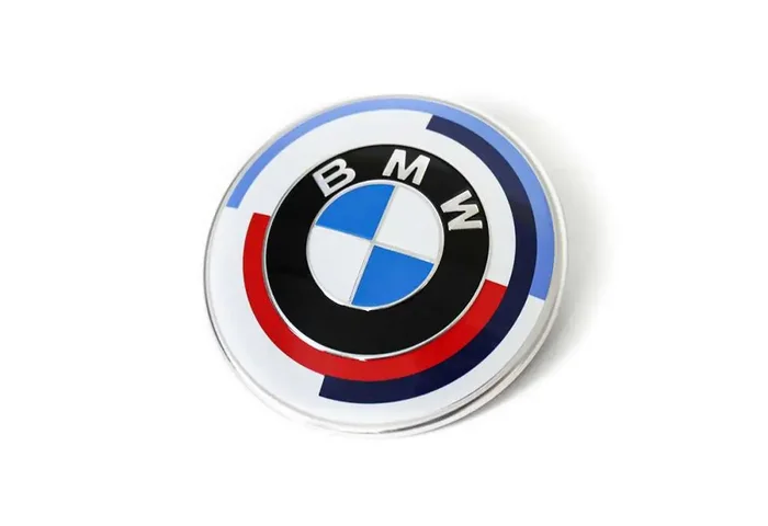 Genuine BMW 51148087192 F91 F92 G14 G15 82mm 50th Anniversary Rear Boot Emblem (Inc. 840d, 840i, M850iX & M8)