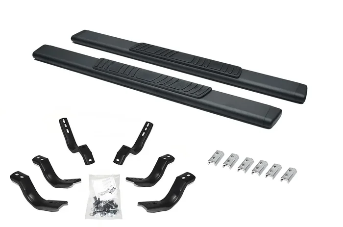 Go Rhino – 5″ OE Xtreme Low Profile SideSteps w/Mounts – Text. Black – F-150 Standard Cab – 685412652T