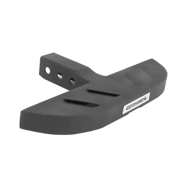 Go Rhino RB10 Slim Hitch Step – 18-Inch Length / Universal Fit for 2-Inch Receivers – Textured Black