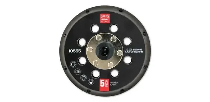 Griots Garage 5in Vented Orbital Backing Plate (G9) – Case of 12