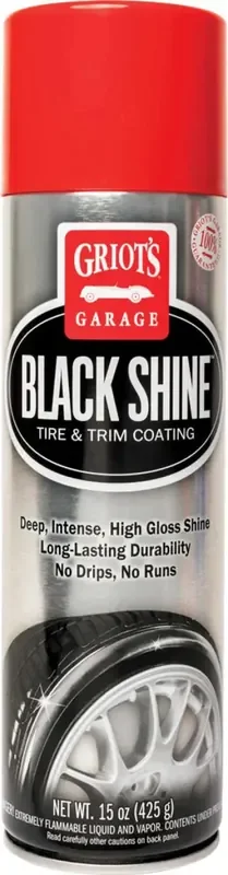 Griots Garage Black Shine Tire and Trim Coating – 15oz – Case of 12