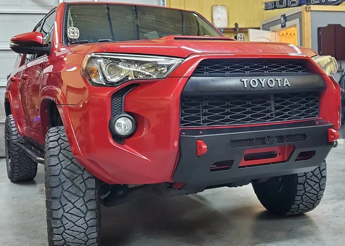 Hefty Fabworks Low-Profile Banshee Front Bumper, Winch Ready: 14-24 4Runner