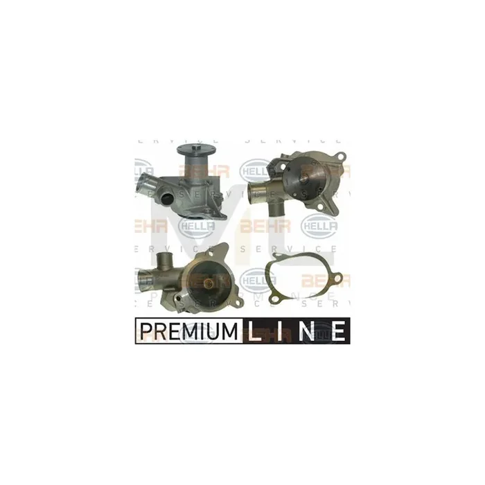 HELLA 8AC 355 395-791 Brake Caliper without holder