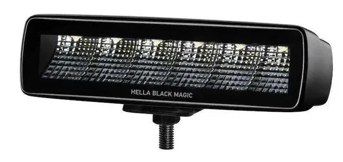 Hella Universal Black Magic 6 L.E.D. Mini Light Bar – Flood Beam