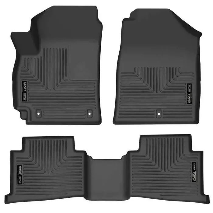 Husky Liners 21-22 Kia Seltos WeatherBeater Front & 2nd Seat Floor Liners – Black