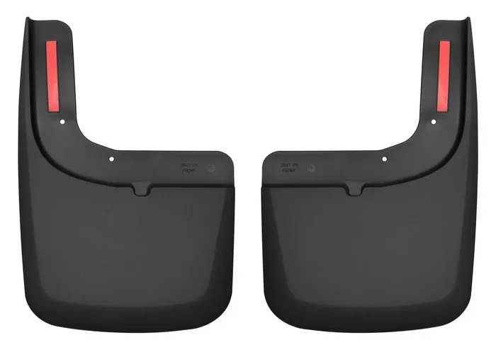 Husky Liners Ford F-250/F-350 Super Duty Single/Dual Rear Wheels Vehicle Has OE Fender Flares Front and Rear Mud Guard Set Black – 58471