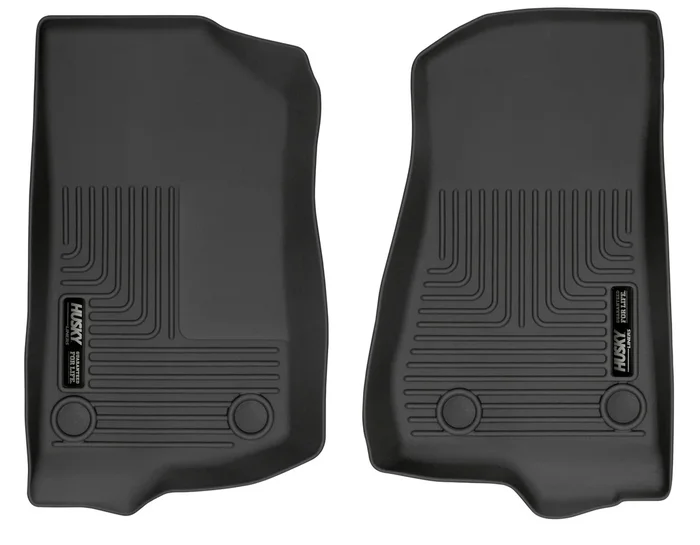 Husky Liners Jeep Wrangler Front Floor Liners Black – 13021