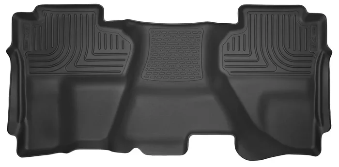 Husky Liners Silverado/Seirra 1500/2500 HD/3500 HD Double Cab 2nd Seat Floor Liner Full Coverage Black – 53911