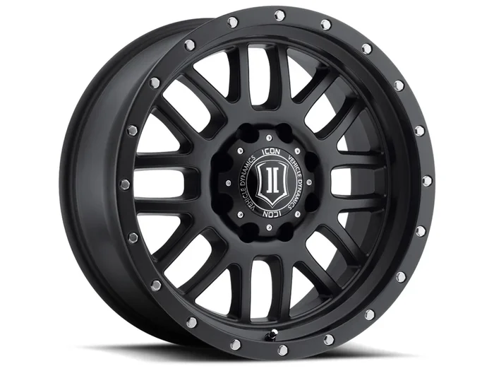 ICON Alloys Alpha Black – 20×9 | 8×170 | 0 ET | 5″ BS – 1220908150SB