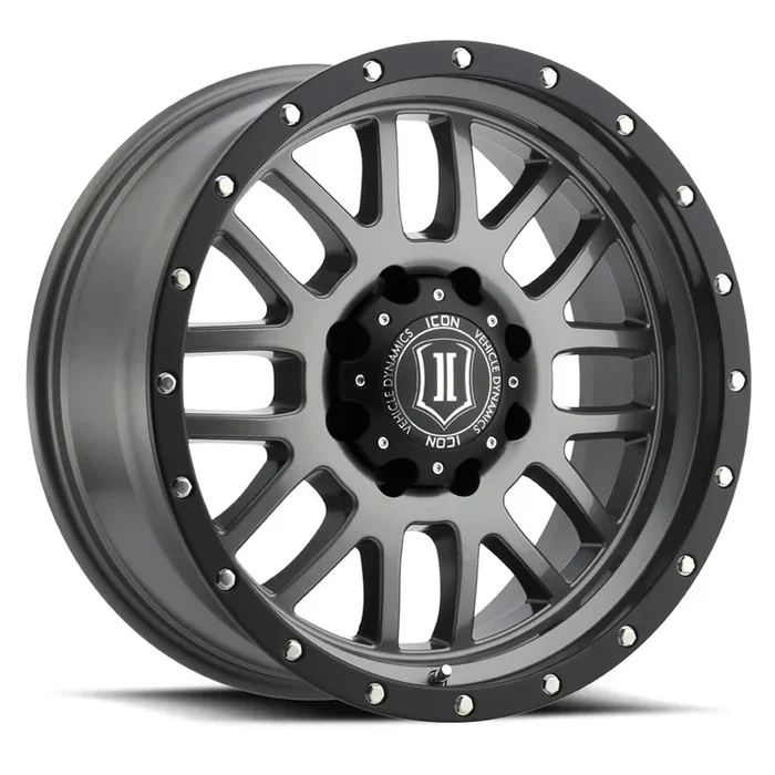 ICON Alloys Alpha Gun Metal – 20×9 | 8×170 | 0 ET | 5″ BS – 1220908150GM