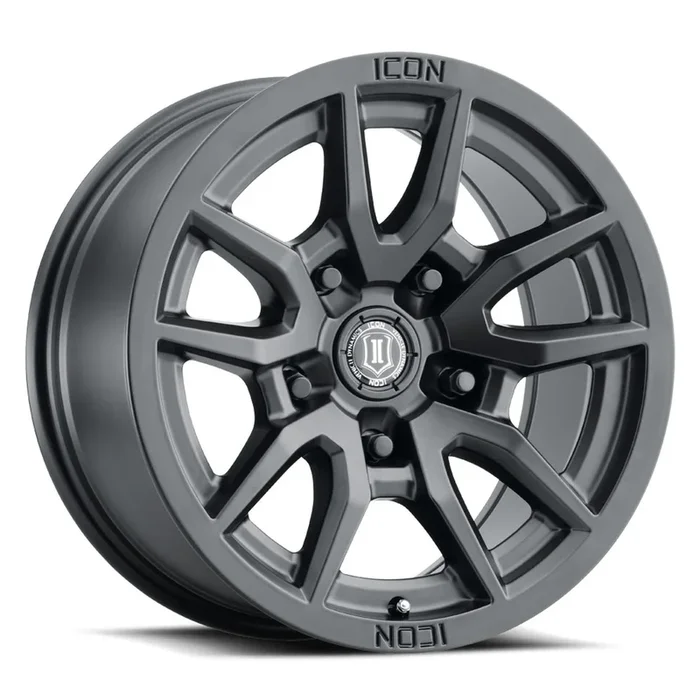 ICON Alloys Vector 5 Black – 17×8.5 | 5×5 | -6 ET | 4.5″ BS – 2617857345SB