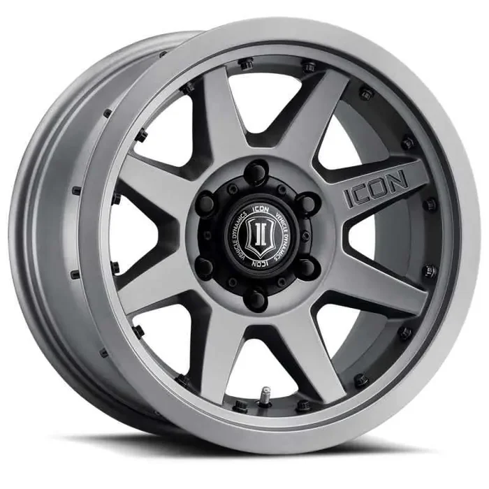 ICON Rebound Pro 17×8.5 6×5.5 25mm Offset 5.75in BS 95.1mm Bore Titanium Wheel