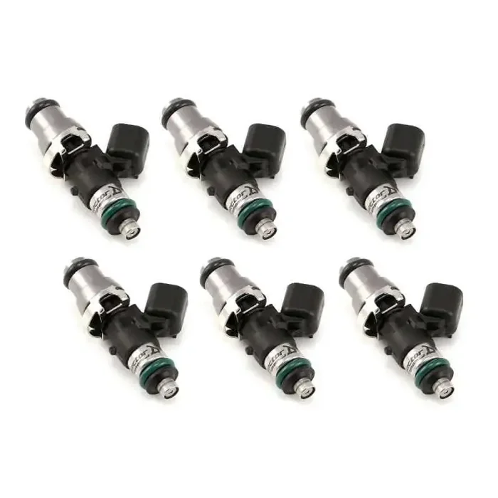 Injector Dynamics 1340cc Injectors – 48mm Length – 14mm Grey Top – 14mm Lower O-Ring (Set of 6)
