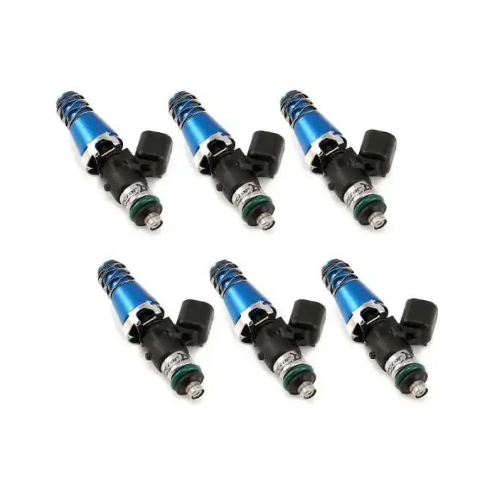 Injector Dynamics 1340cc Injectors – 60mm Length – 11mm Blue Top – 14mm Lower O-Ring (Set of 6)