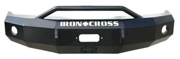Iron Cross 14-16 Chevrolet Silverado 1500 Heavy Duty Push Bar Front Bumper – Gloss Black