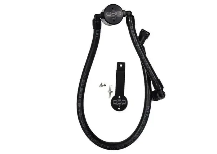 J&L Oil Separator 3.0 Passenger Side 2011-14 Mustang GT/12-13 Boss 302 Remote Mount – Black Anodized